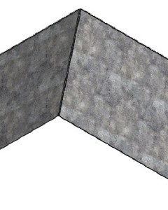 Protection plate galv Without Tear UV600